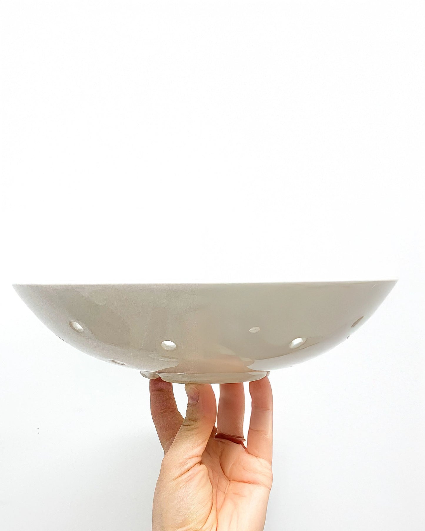 Handmade White Berry Bowl from Toronto Canada