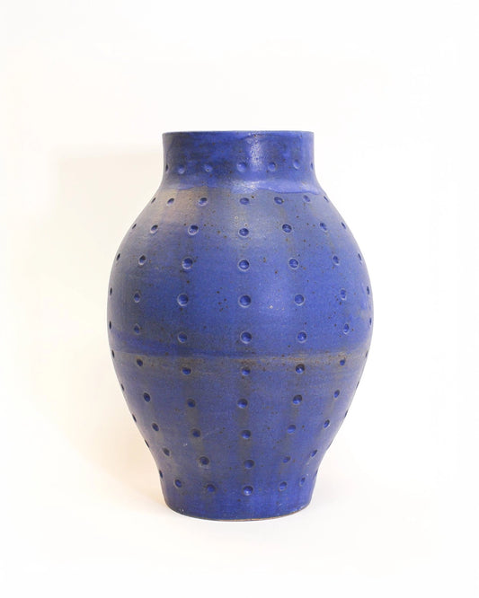 Blue Textured Vase from Mima Ceramics by Michelle Organ