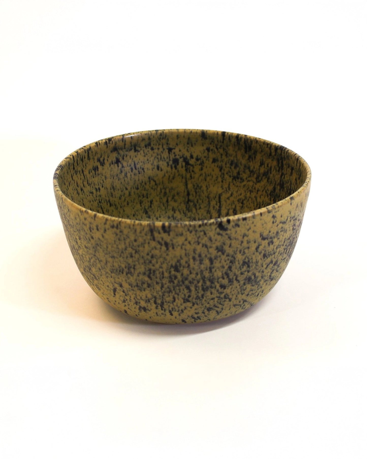 Handmade Ceramic Everyday Bowl in Olive Speck Design from Mima Ceramics by Michelle Organ
