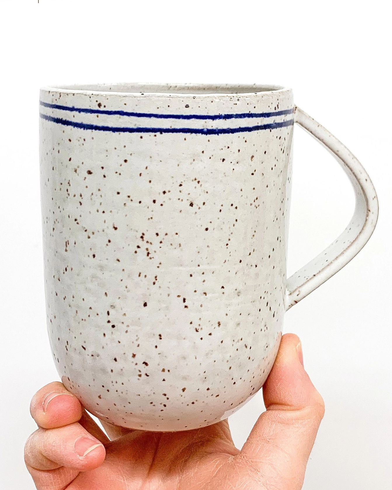 Handmade Ceramic Mug in Speckled Design from Mima Ceramics by Michelle Organ