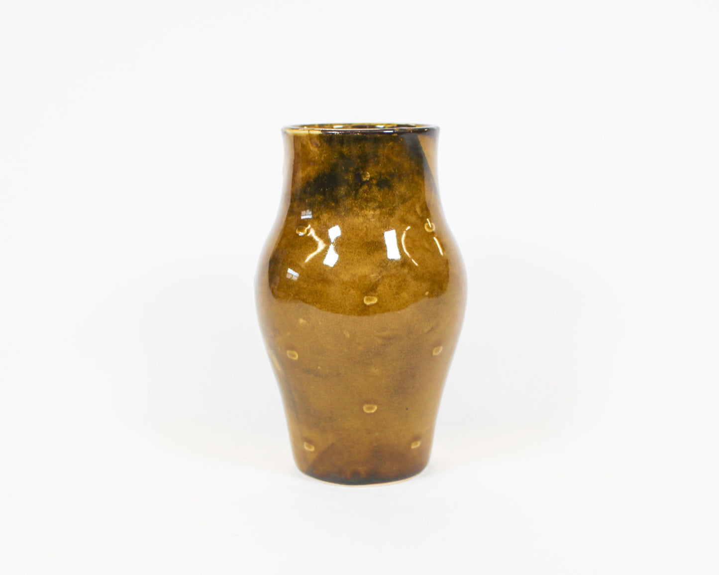 Small Butterscotch Vase