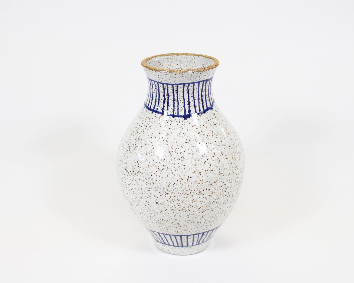 White and Blue Vase