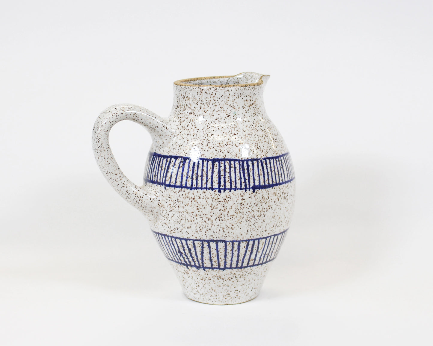 White and Blue Pitcher 2