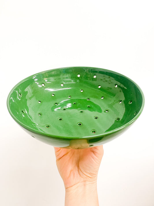 Berry Bowl: Green Gloss (Small)