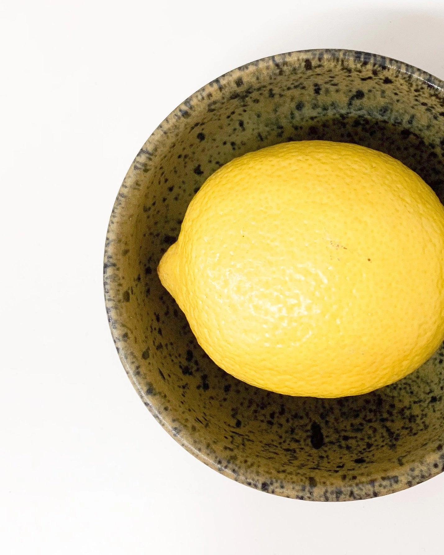 Tiny Handmade Ceramic Bowls in green speck from Mima Ceramics by Michelle Organ