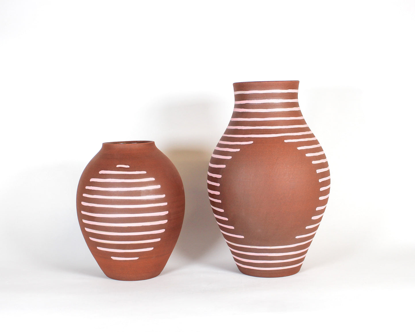 Burgundy Pink Stripe Tall