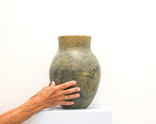 Olive Speck Large Vase