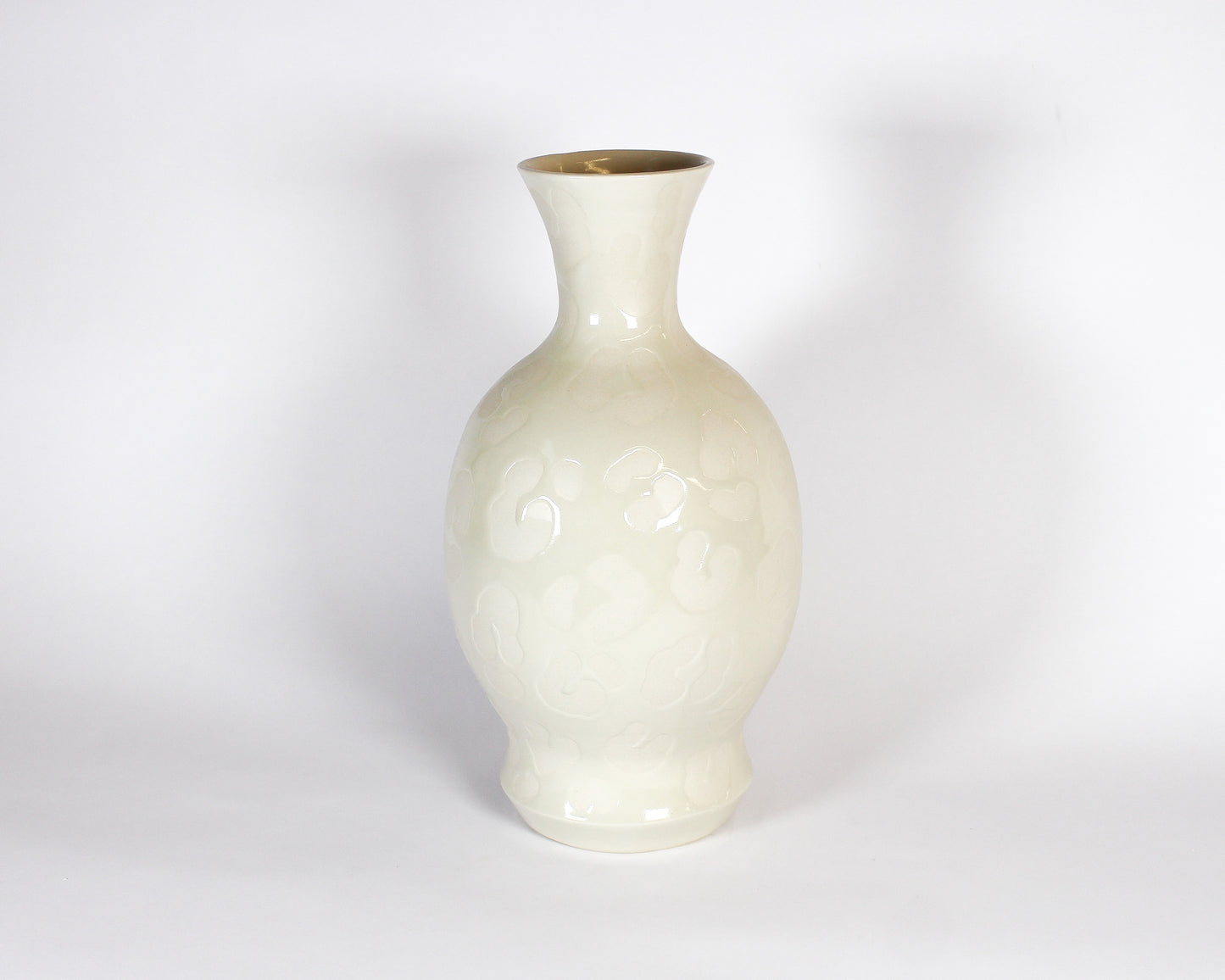 Satin Print Vase Narrow Neck