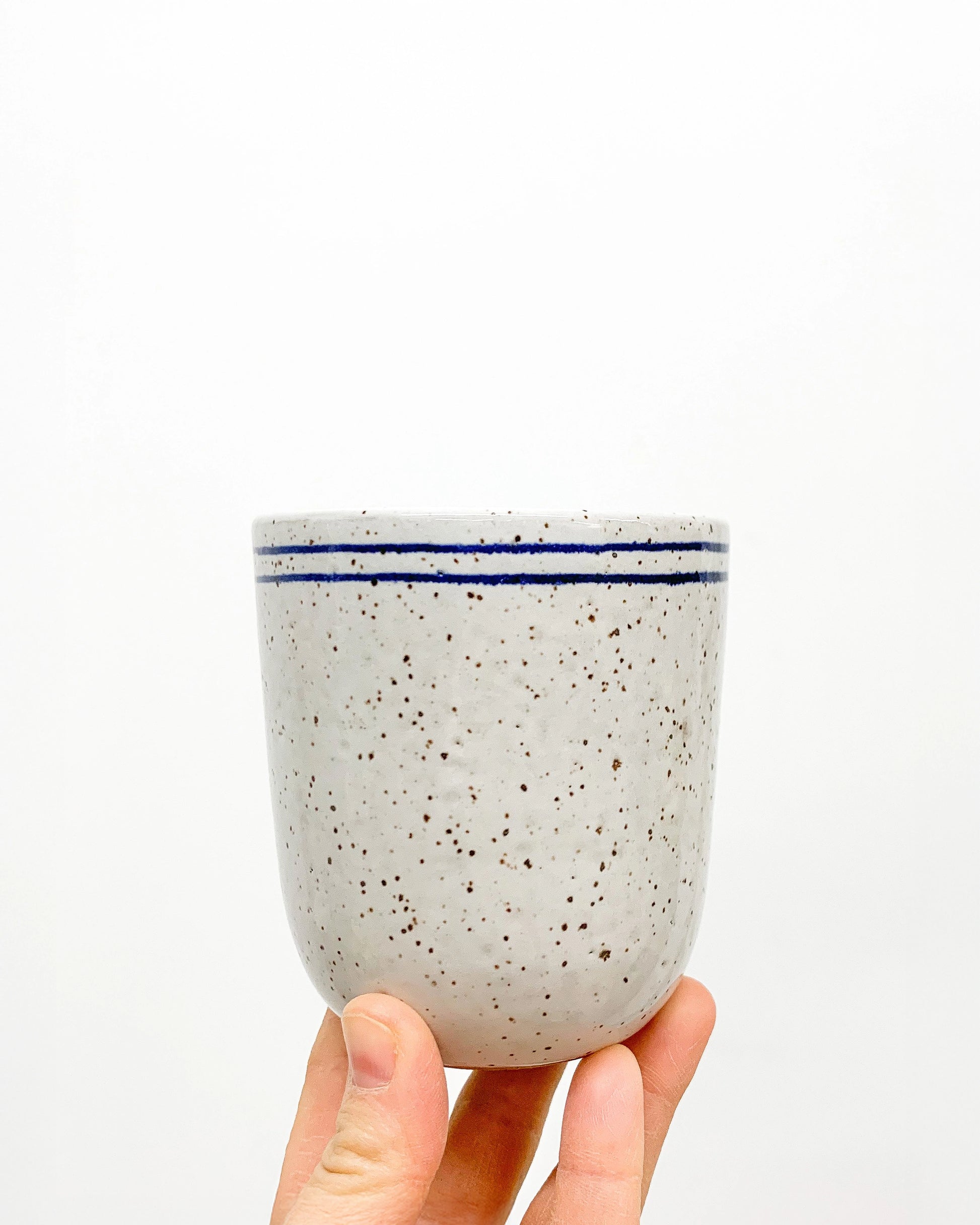 Handmade Ceramic Drinking Cup in Speckled Design from Mima Ceramics by Michelle Organ