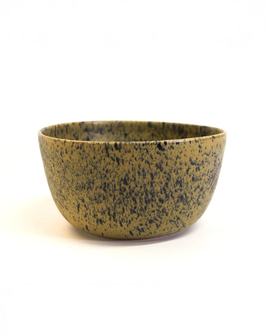 Handmade Ceramic Everyday Bowl in Olive Speck Design from Mima Ceramics by Michelle Organ