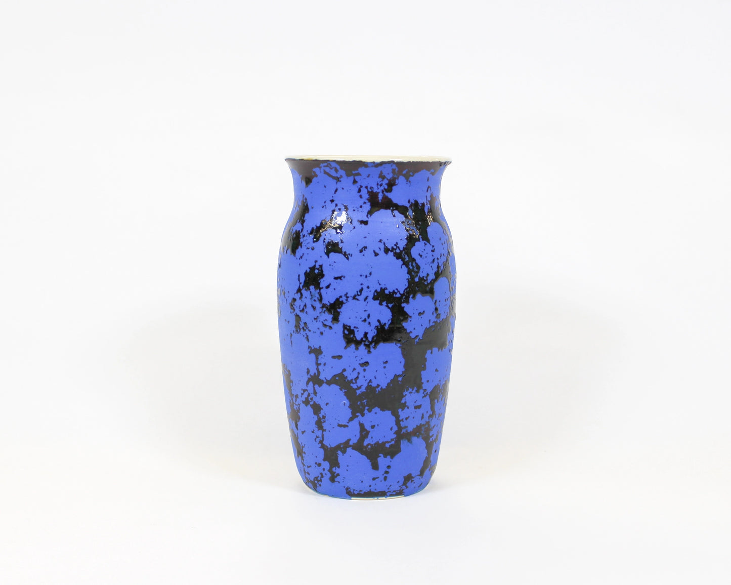 Small Blue Lichen Vase