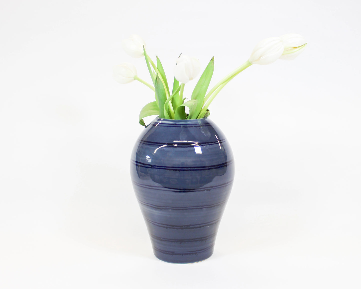 Denim Blue Vase