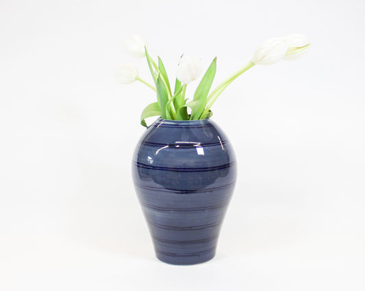 Denim Blue Vase