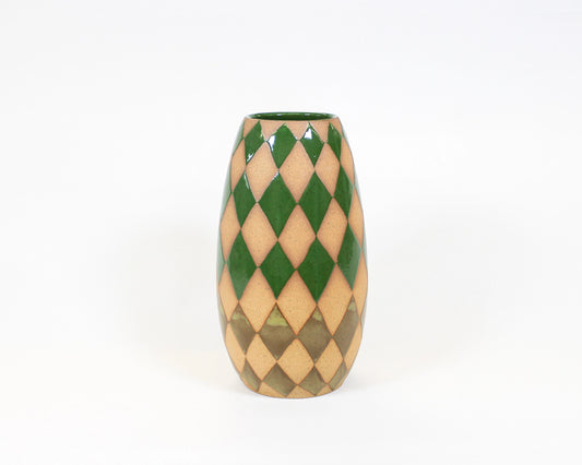 Greens Harlequin Vase 2