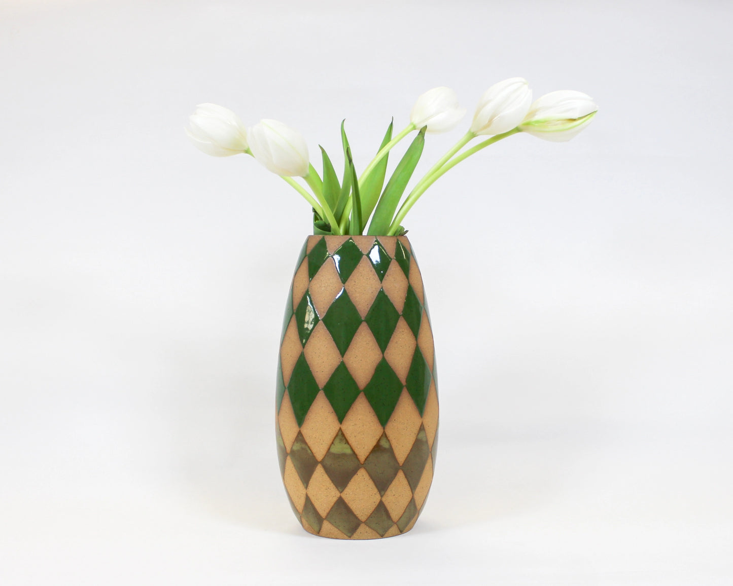 Greens Harlequin Vase 2