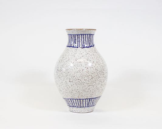 White and Blue Vase