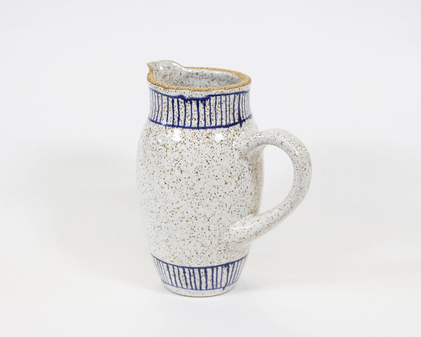 White and Blue Pitcher