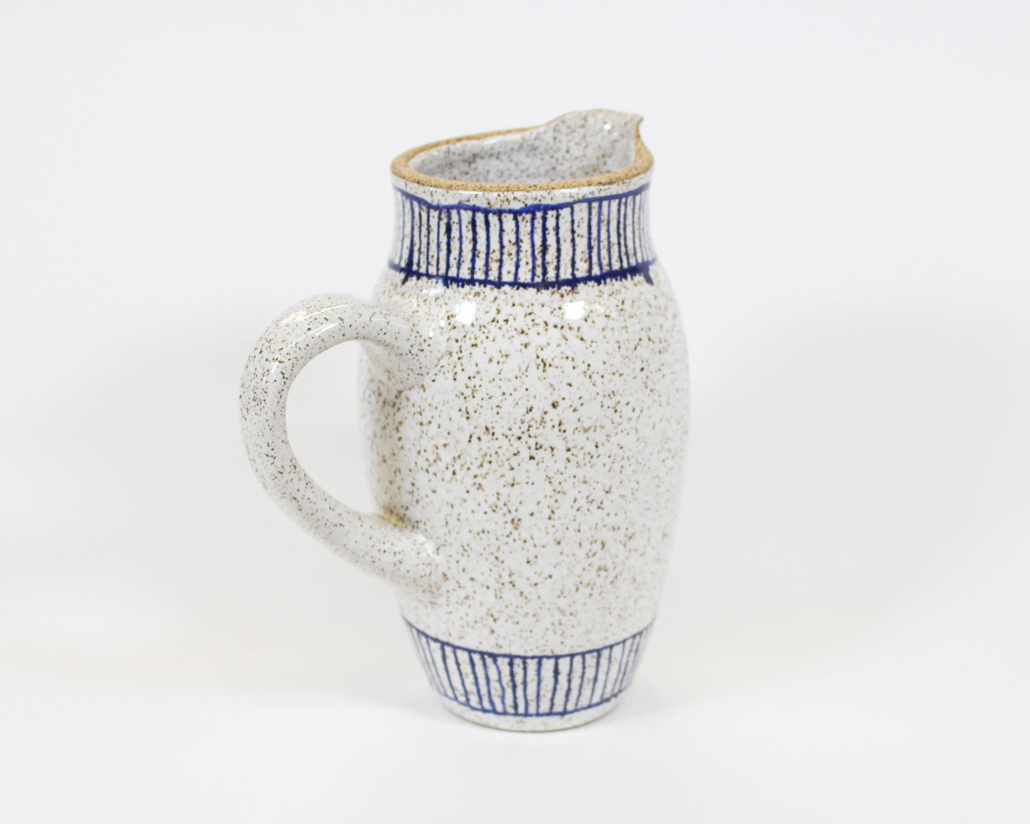 White and Blue Pitcher