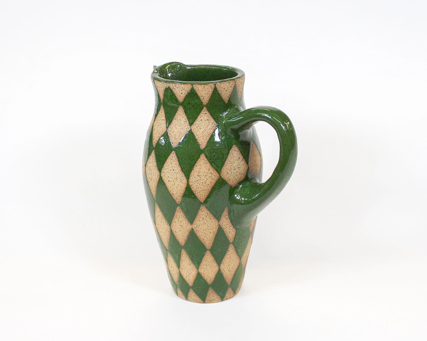 Green Harlequin Pitcher