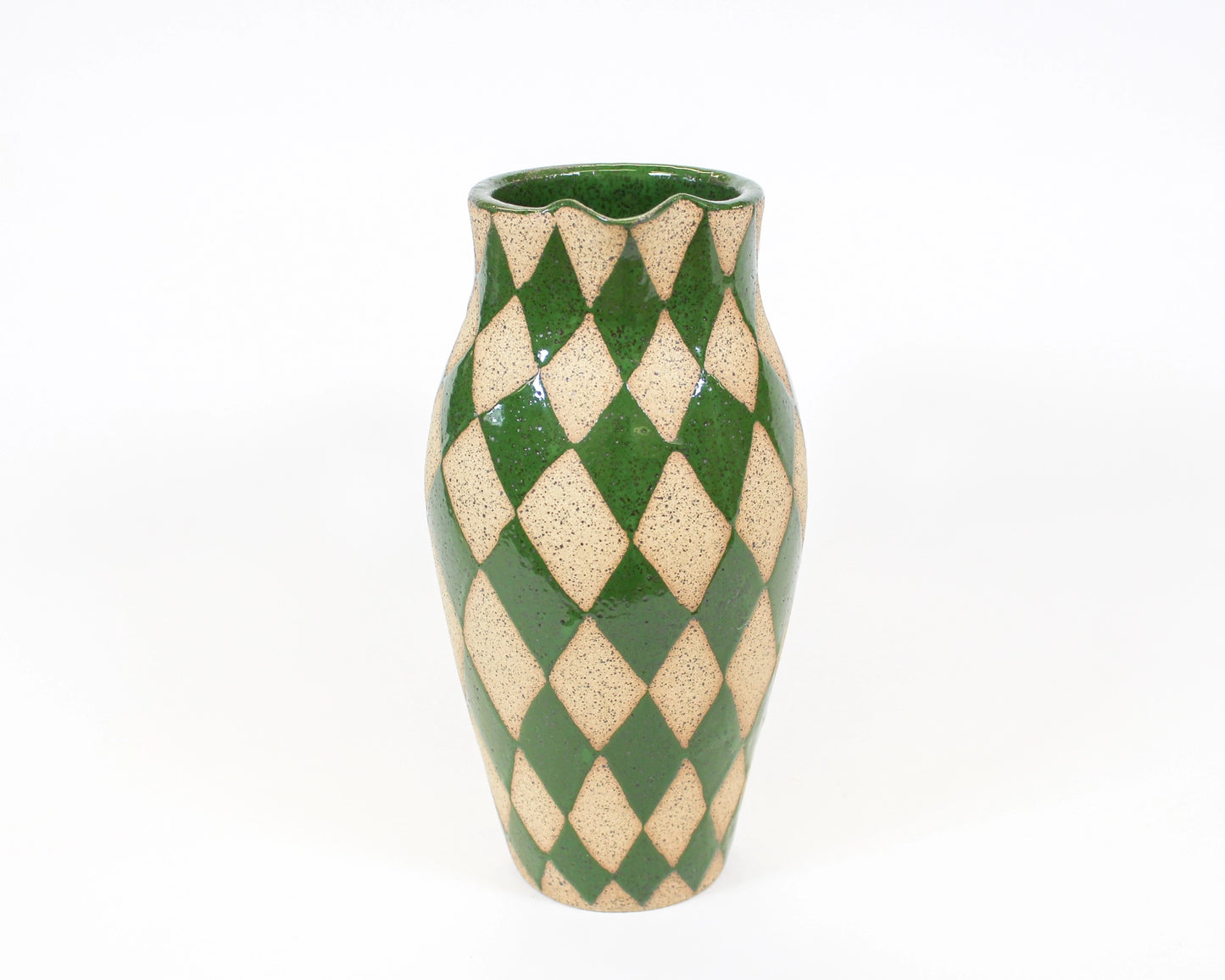 Green Harlequin Pitcher