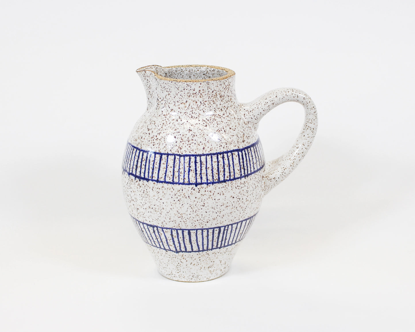 White and Blue Pitcher 2