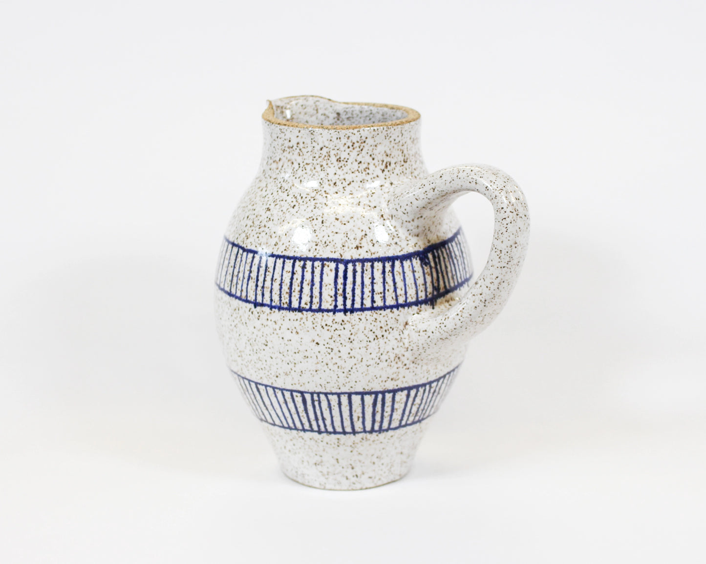 White and Blue Pitcher 2