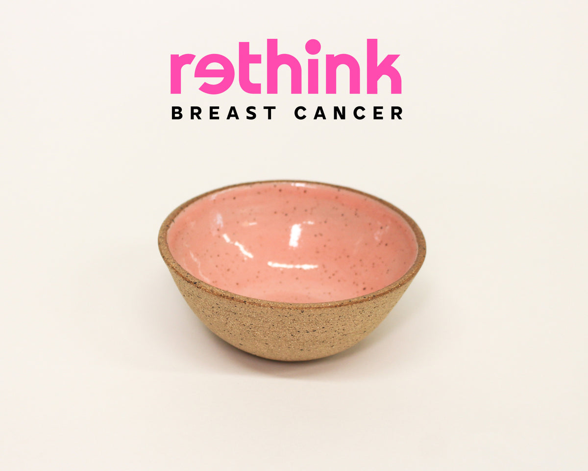 Rethink Breast Cancer: Small Pink Bowl