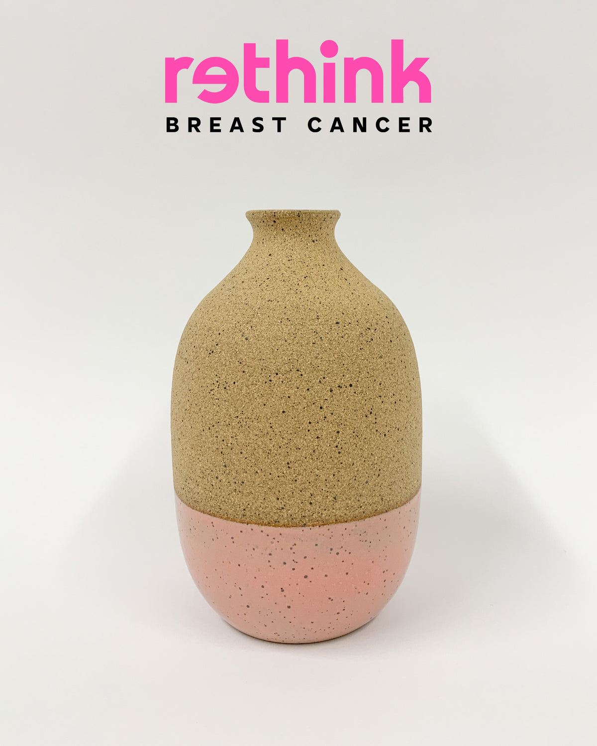 Rethink Breast Cancer: Small Bud Vase
