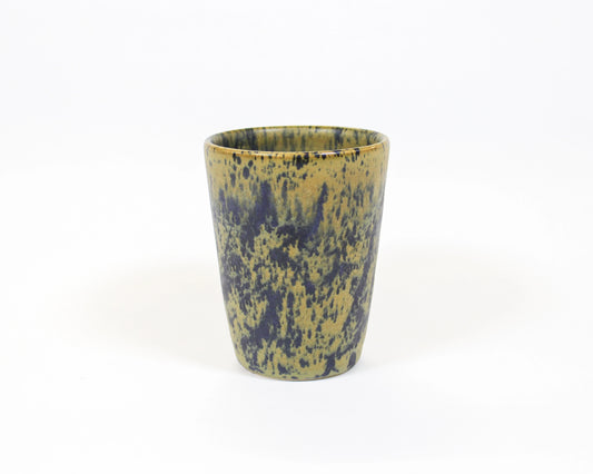 Straight Drinking Cup - Olive Speck