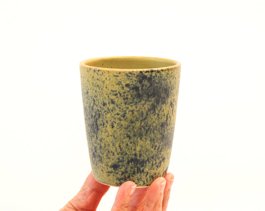 Straight Drinking Cup - Olive Speckle