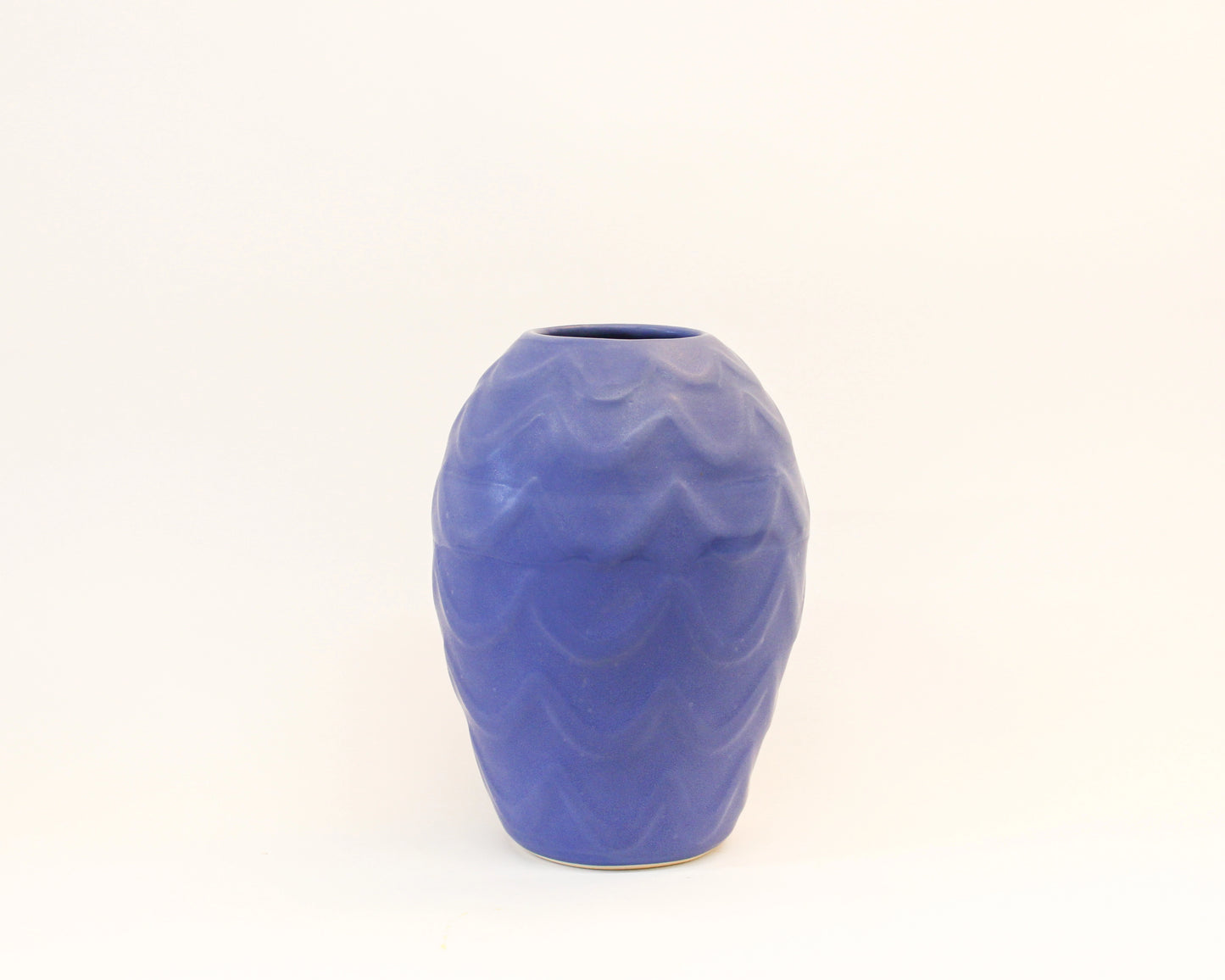Textured Round Cobalt Vase *SECOND*