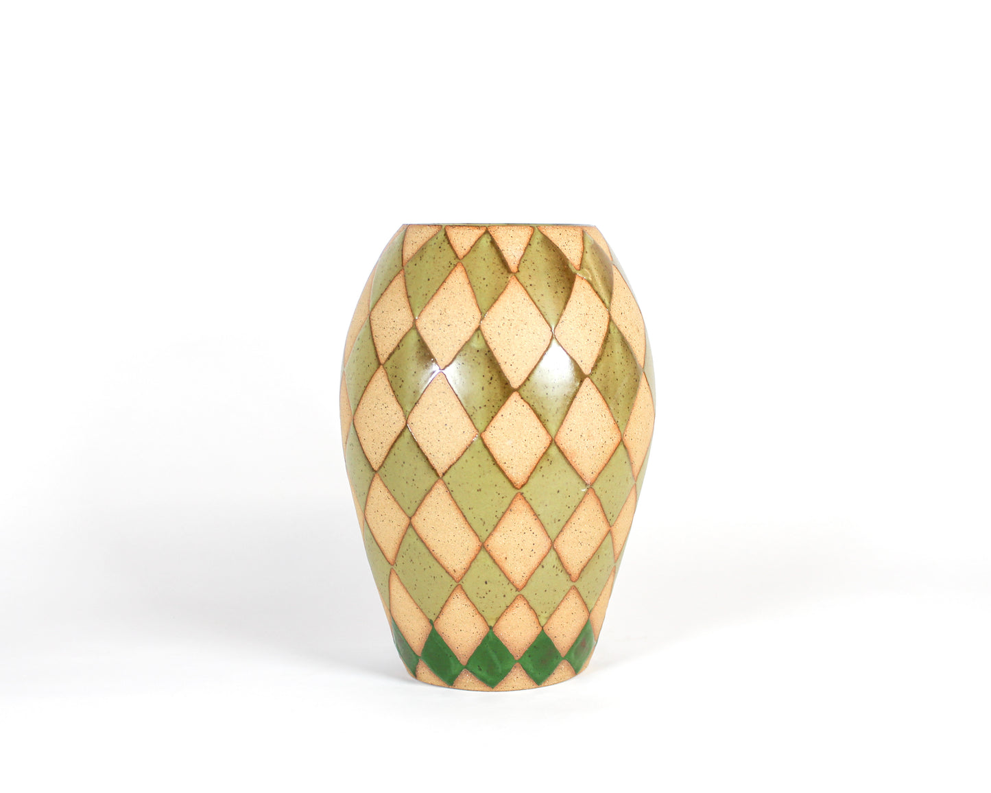 Greens Harlequin Vase
