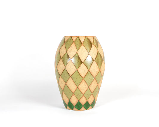 Greens Harlequin Vase