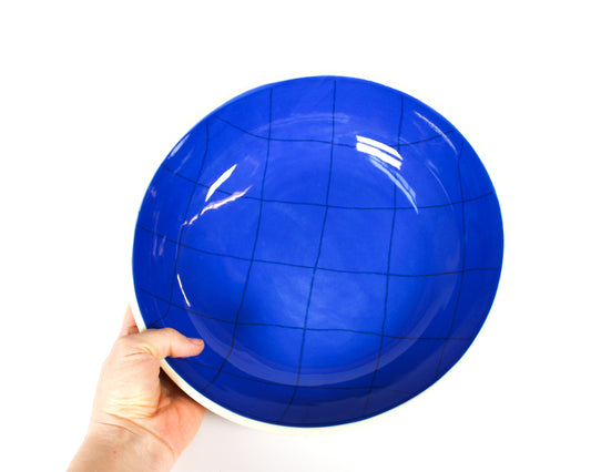 Shallow Bowls - Blue Glossy