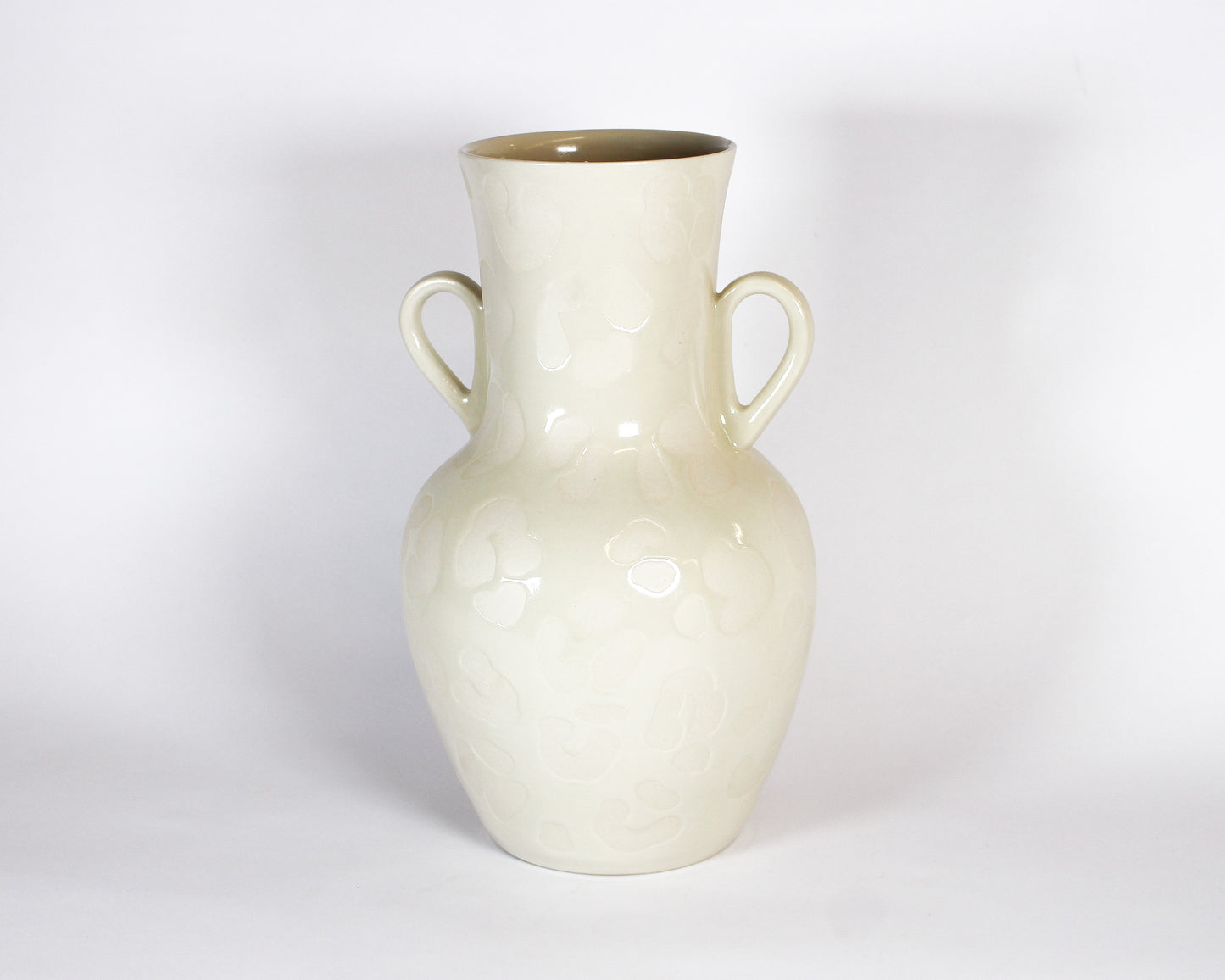 Satin Print Vase (2 handles)