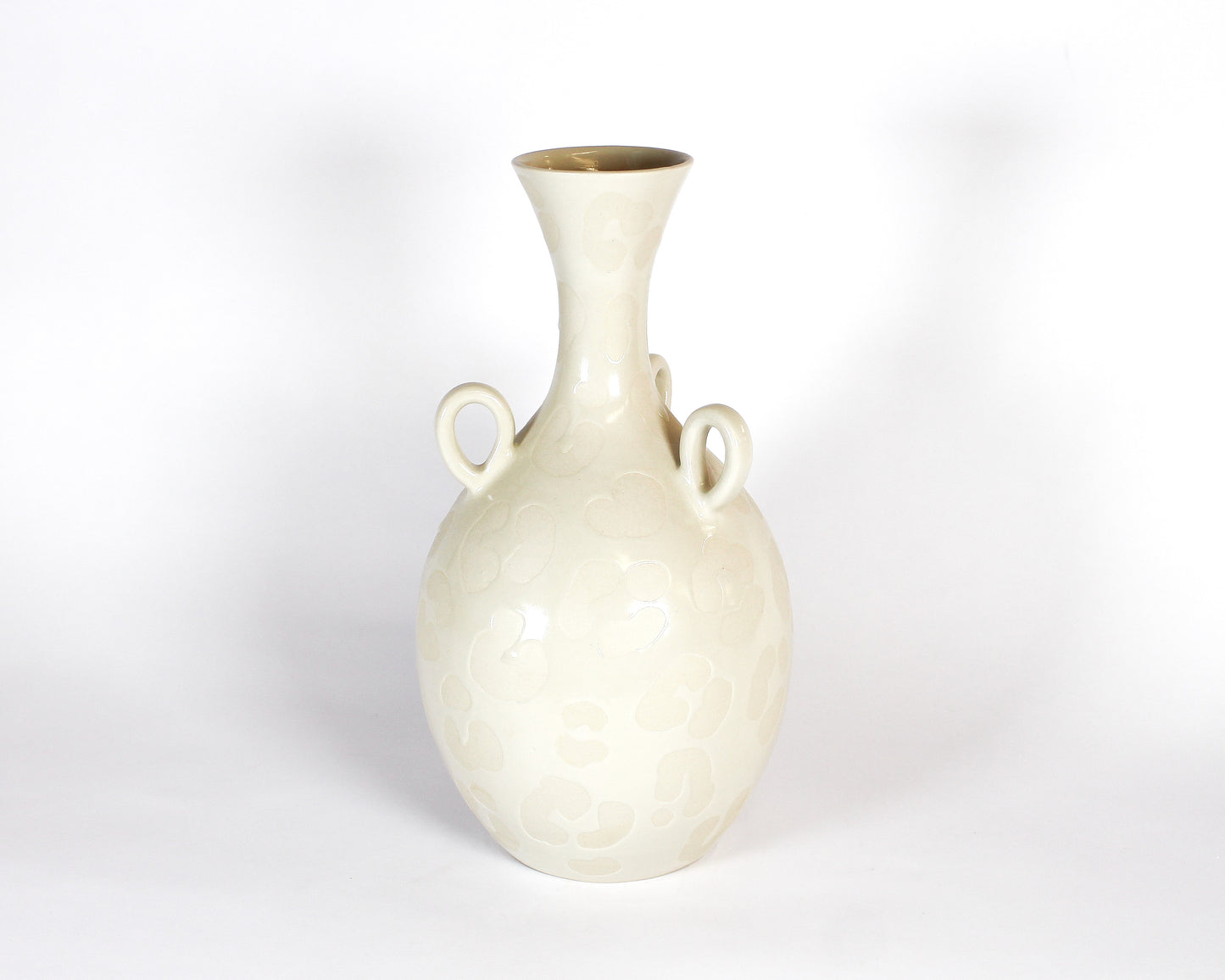 Satin Print Vase (3 handles)