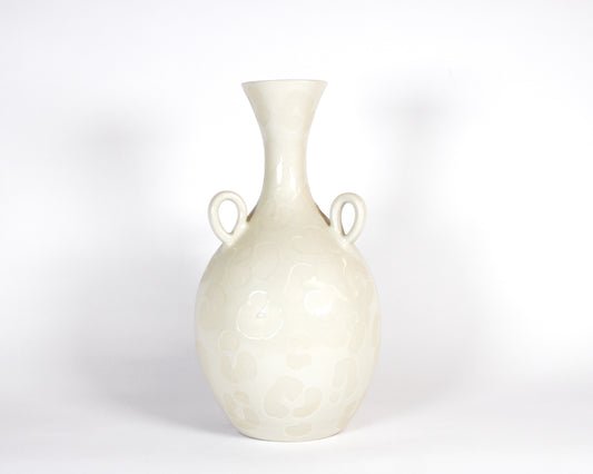 Satin Print Vase (3 handles)