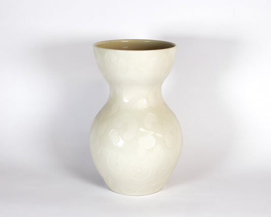 Satin Print Curvy Vase
