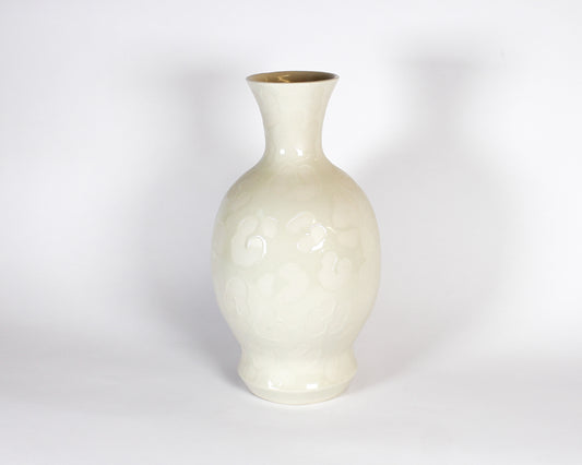 Satin Print Vase Narrow Neck