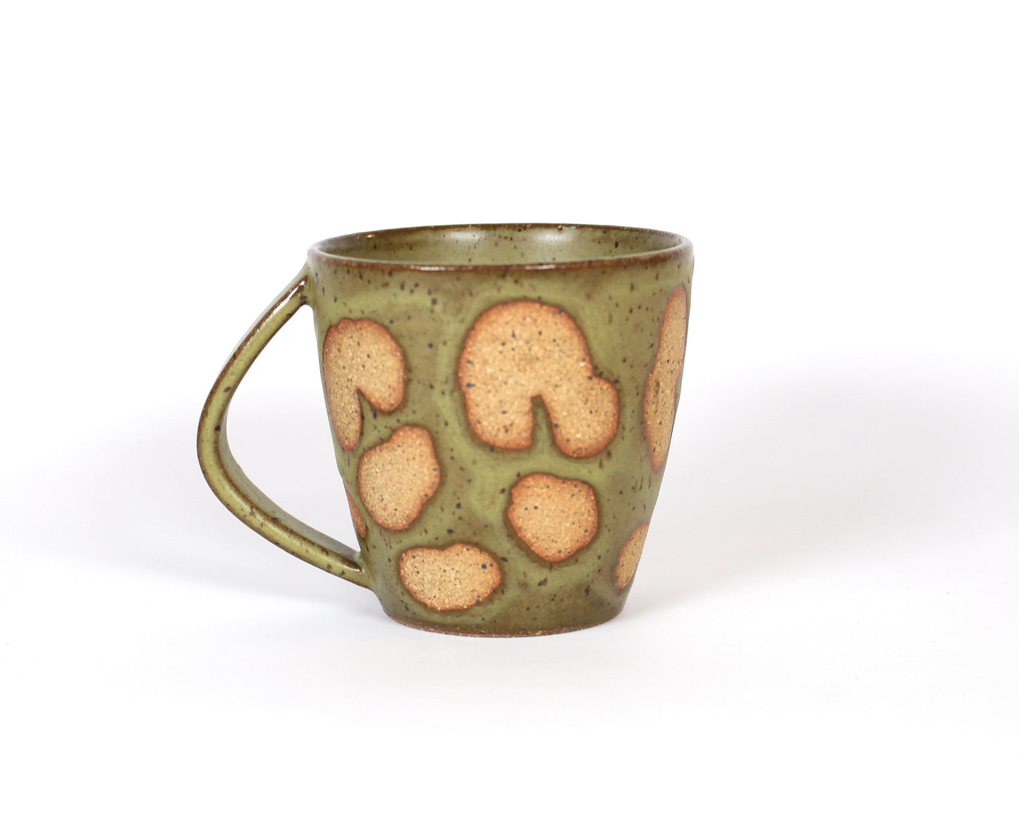 Straight Wall Short Mug - Olive Print